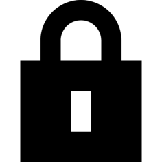 Lock Closed Outline Svg Vector, Free Vectors File